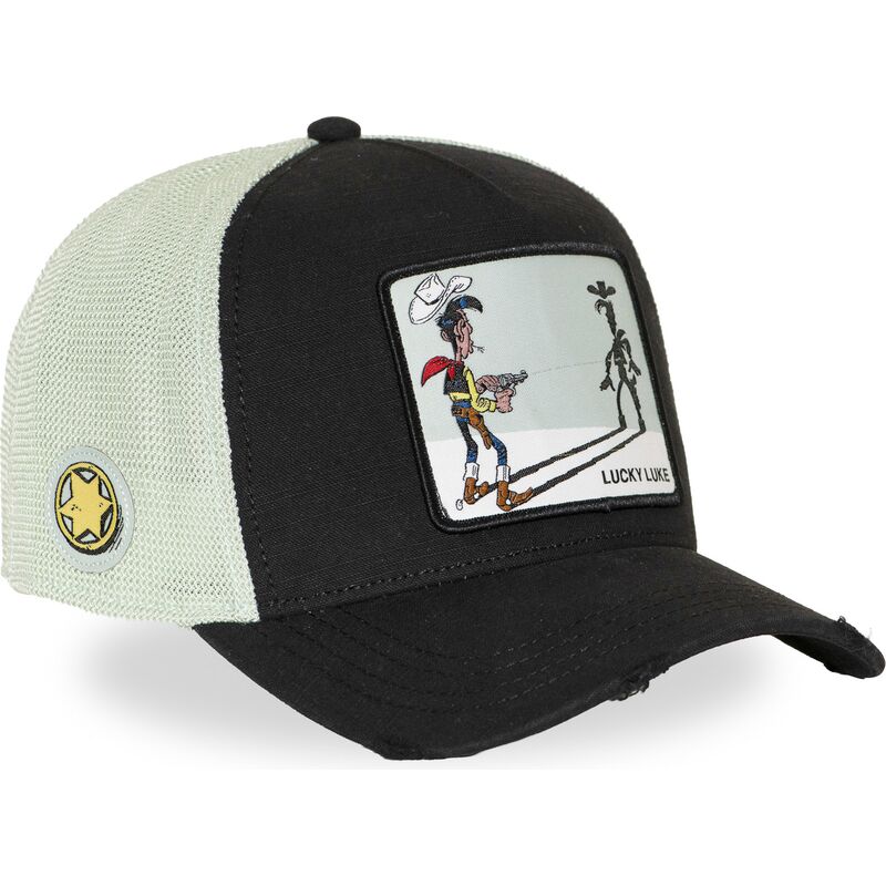 capslab-lucky-luke-lck3-flub-black-and-white-trucker-hat