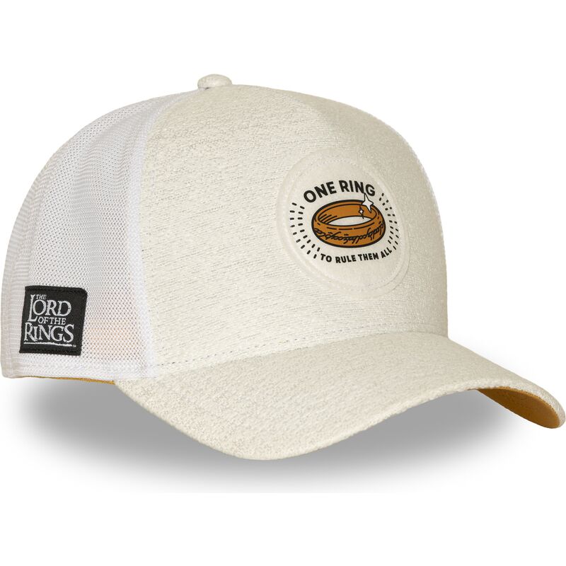 capslab-the-one-ring-lotr2-pctrinb-the-lord-of-the-rings-cream-and-white-trucker-hat
