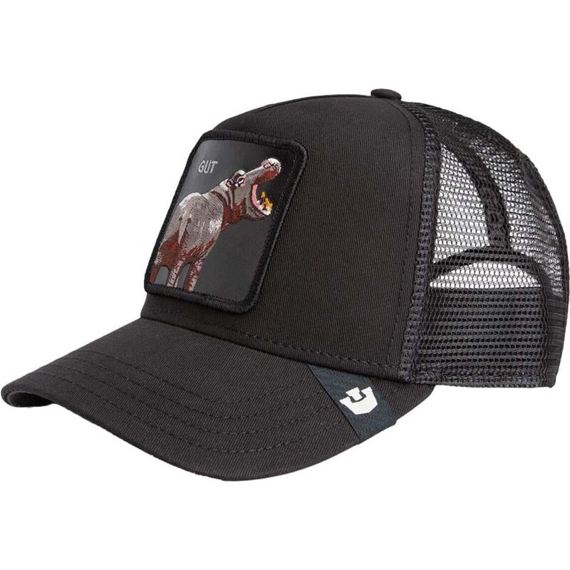 goorin-bros-hippopotamus-gut-hippo-sport-the-farm-black-trucker-hat goorin-bros-hippopotamus-gut-hippo-sport-the-farm-black-trucker-hat