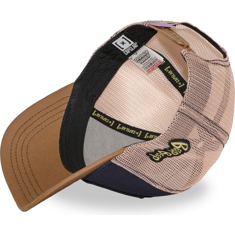capslab-wile-e-coyote-loo13-wilb-looney-tunes-navy-blue-and-brown-trucker-hat capslab-wile-e-coyote-loo13-wilb-looney-tunes-navy-blue-and-brown-trucker-hat