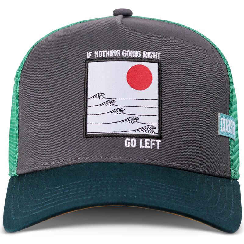 coastal-go-left-hft-green-trucker-hat