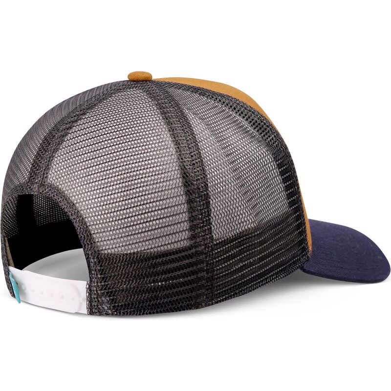 coastal-shark-die-wet-hft-brown-and-navy-blue-trucker-hat