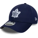 new-era-curved-brim-9forty-m-crown-team-toronto-maple-leafs-nhl-navy-blue-snapback-cap