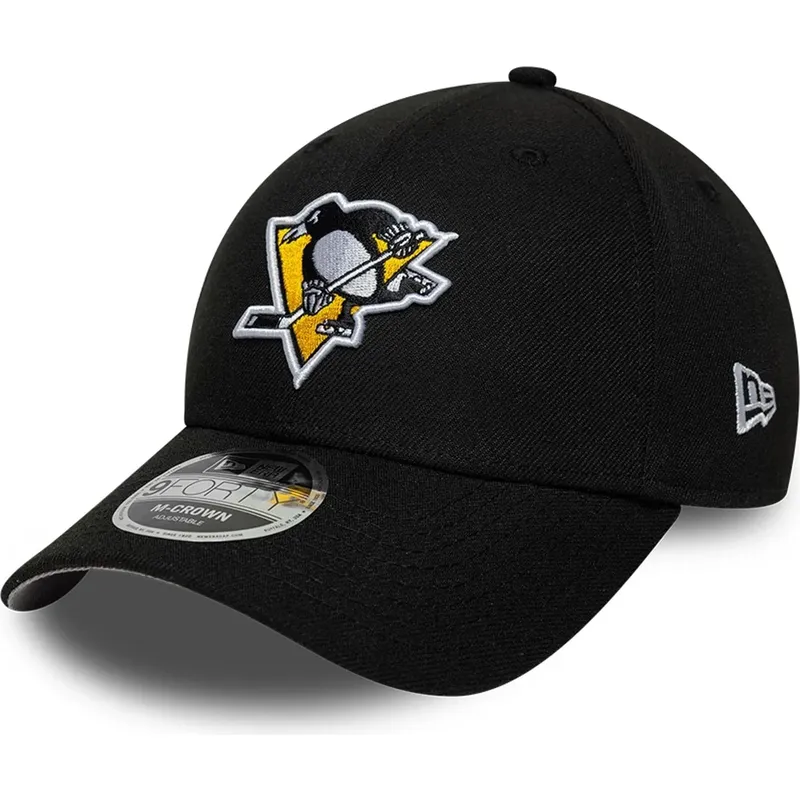 new-era-curved-brim-9forty-m-crown-team-pittsburgh-penguins-nhl-black-snapback-cap