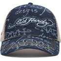 ed-hardy-don-denim-navy-blue-and-beige-trucker-hat
