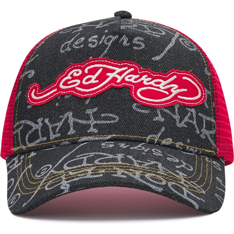 ed-hardy-don-denim-black-and-red-trucker-hat ed-hardy-don-denim-black-and-red-trucker-hat
