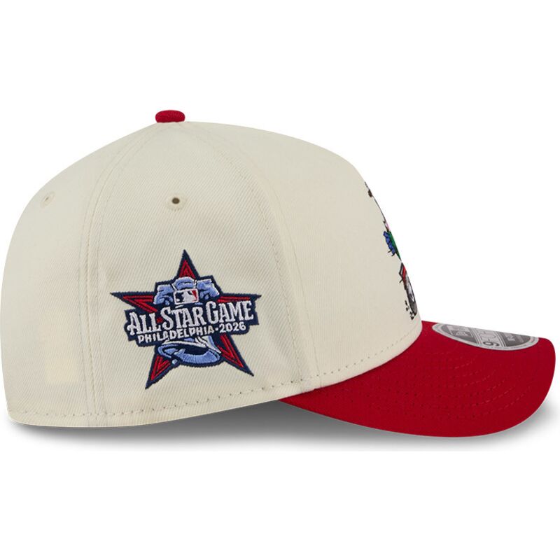 new-era-curved-brim-9forty-m-crown-all-star-game-fan-pack-philadelphia-phillies-mlb-beige-and-red-snapback-cap new-era-curved-brim-9forty-m-crown-all-star-game-fan-pack-philadelphia-phillies-mlb-beige-and-red-snapback-cap