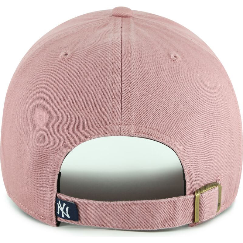 47-brand-curved-brim-youth-clean-up-icon-alt-strawberry-new-york-yankees-mlb-pink-adjustable-cap