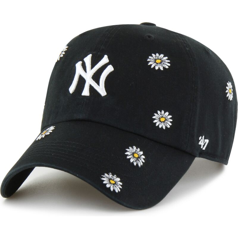 47-brand-curved-brim-youth-clean-up-scatter-new-york-yankees-mlb-black-adjustable-cap 47-brand-curved-brim-youth-clean-up-scatter-new-york-yankees-mlb-black-adjustable-cap