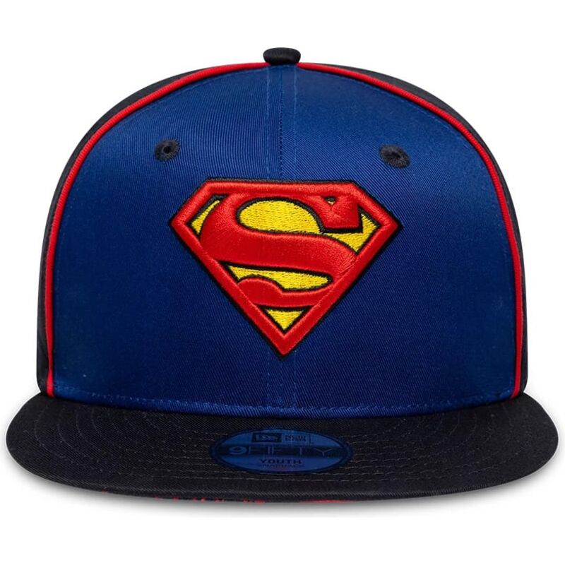 new-era-flat-brim-youth-superman-9fifty-piping-dc-comics-blue-snapback-cap new-era-flat-brim-youth-superman-9fifty-piping-dc-comics-blue-snapback-cap