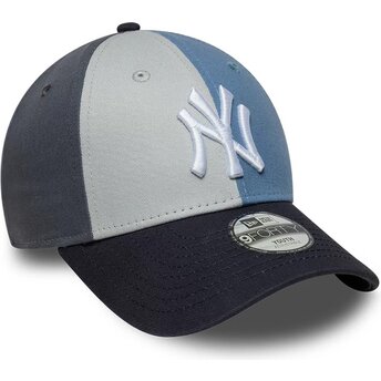 New Era Curved Brim Youth 9FORTY Colourblock New York Yankees MLB Multicolor Adjustable Cap