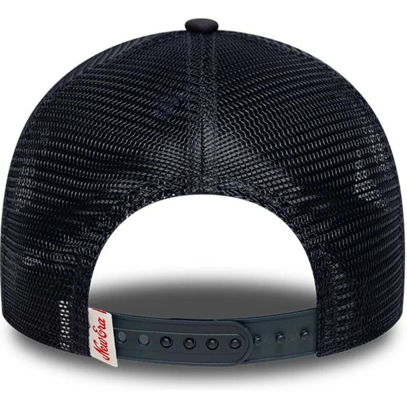 new-era-9forty-m-crown-a-frame-graphic-blue-ridge-mountains-navy-blue-trucker-hat new-era-9forty-m-crown-a-frame-graphic-blue-ridge-mountains-navy-blue-trucker-hat