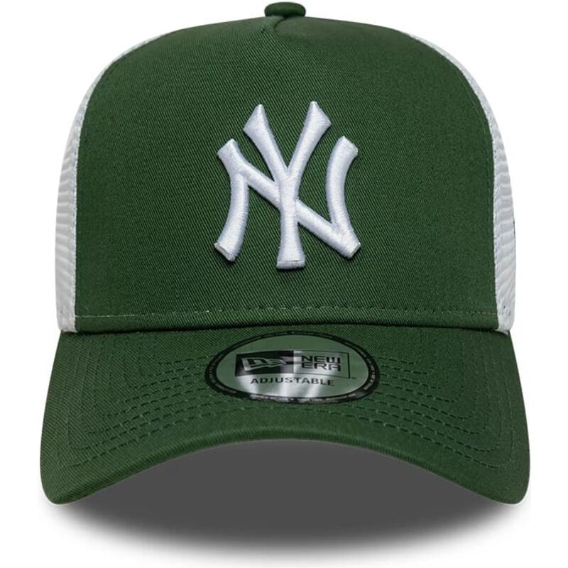 new-era-a-frame-league-essential-new-york-yankees-mlb-green-and-white-trucker-hat