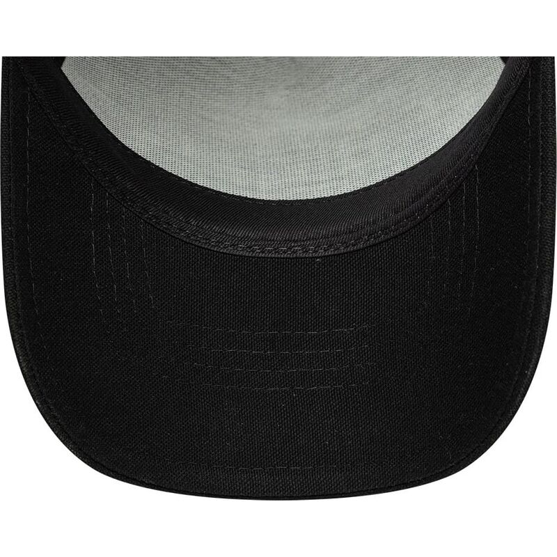 new-era-e-frame-distressed-patch-black-trucker-hat new-era-e-frame-distressed-patch-black-trucker-hat