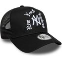 new-era-a-frame-wordmark-new-york-yankees-mlb-black-trucker-hat