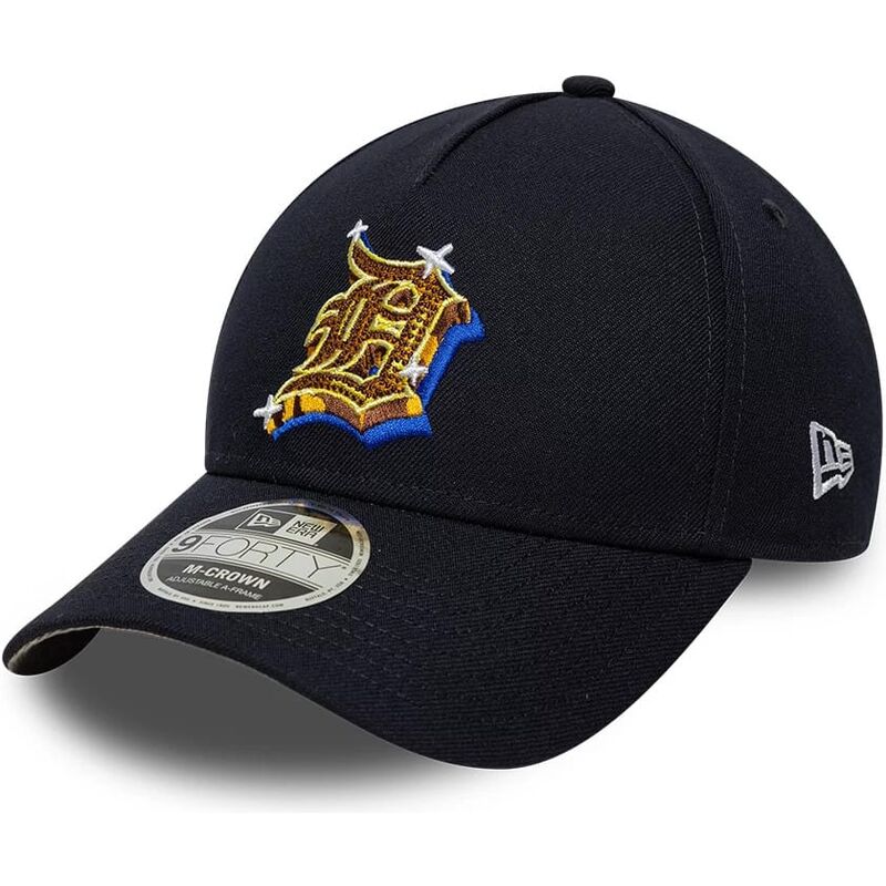 new-era-curved-brim-9forty-m-crown-a-frame-emblem-detroit-tigers-mlb-navy-blue-snapback-cap new-era-curved-brim-9forty-m-crown-a-frame-emblem-detroit-tigers-mlb-navy-blue-snapback-cap