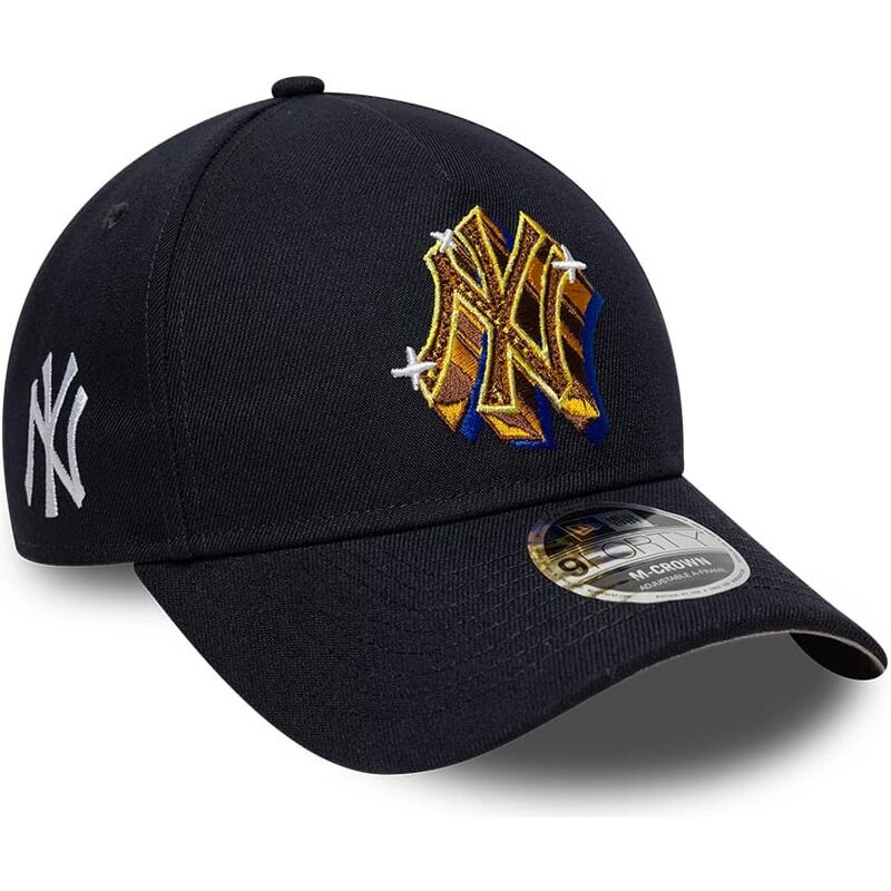 new-era-curved-brim-9forty-m-crown-a-frame-emblem-new-york-yankees-mlb-navy-blue-snapback-cap