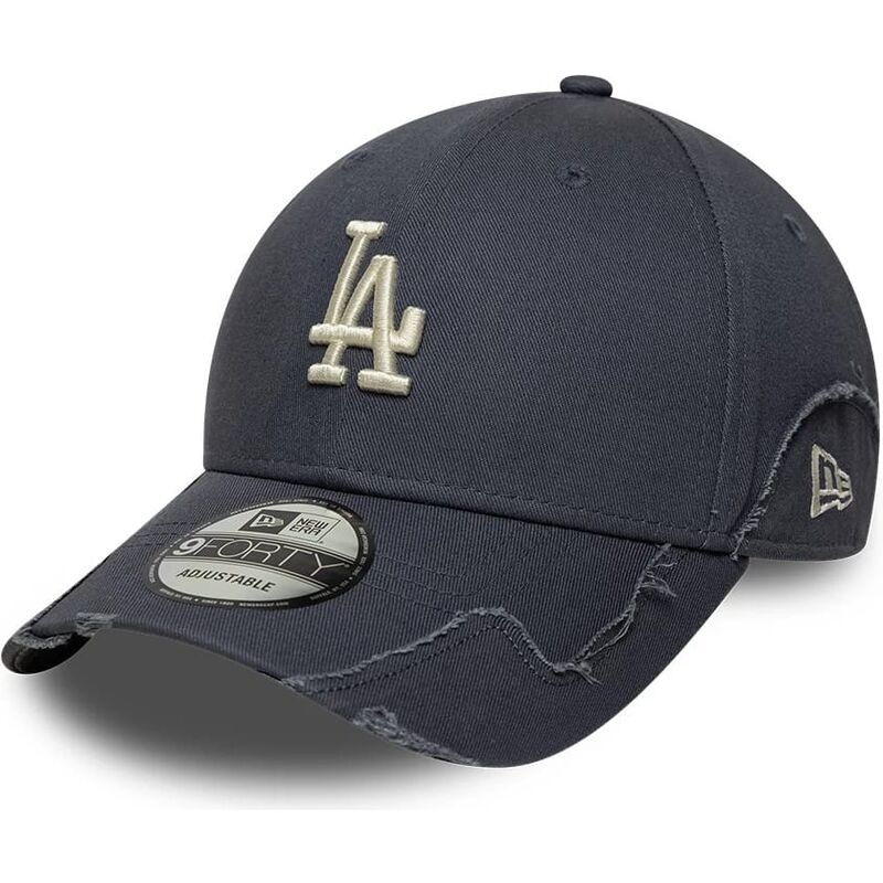 new-era-curved-brim-9forty-stitched-los-angeles-dodgers-mlb-grey-adjustable-cap