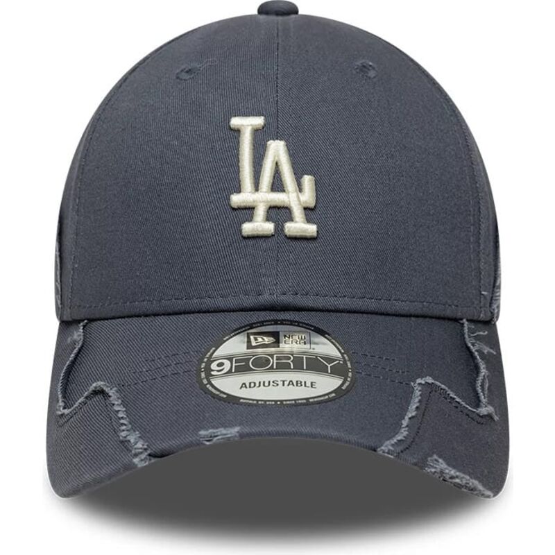 new-era-curved-brim-9forty-stitched-los-angeles-dodgers-mlb-grey-adjustable-cap