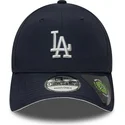 new-era-curved-brim-9forty-recycled-los-angeles-dodgers-mlb-navy-blue-adjustable-cap