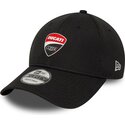 new-era-curved-brim-9forty-dashmark-mesh-ducati-motor-motogp-black-adjustable-cap