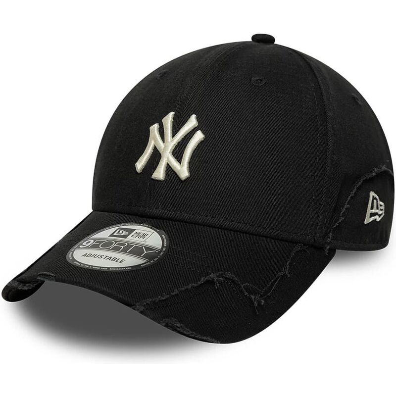 new-era-curved-brim-9forty-stitched-new-york-yankees-mlb-black-adjustable-cap new-era-curved-brim-9forty-stitched-new-york-yankees-mlb-black-adjustable-cap