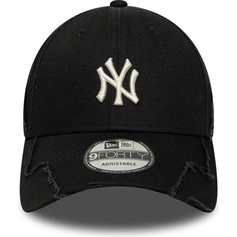 new-era-curved-brim-9forty-stitched-new-york-yankees-mlb-black-adjustable-cap new-era-curved-brim-9forty-stitched-new-york-yankees-mlb-black-adjustable-cap