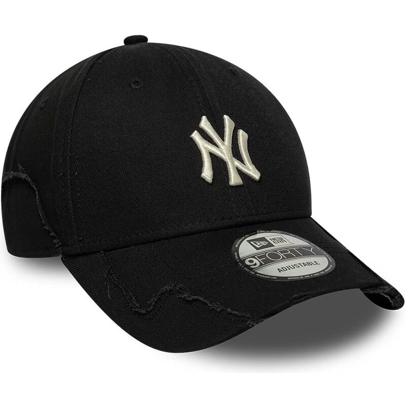 new-era-curved-brim-9forty-stitched-new-york-yankees-mlb-black-adjustable-cap new-era-curved-brim-9forty-stitched-new-york-yankees-mlb-black-adjustable-cap