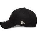 new-era-curved-brim-brown-logo-9forty-faux-pony-infill-new-york-yankees-mlb-black-adjustable-cap