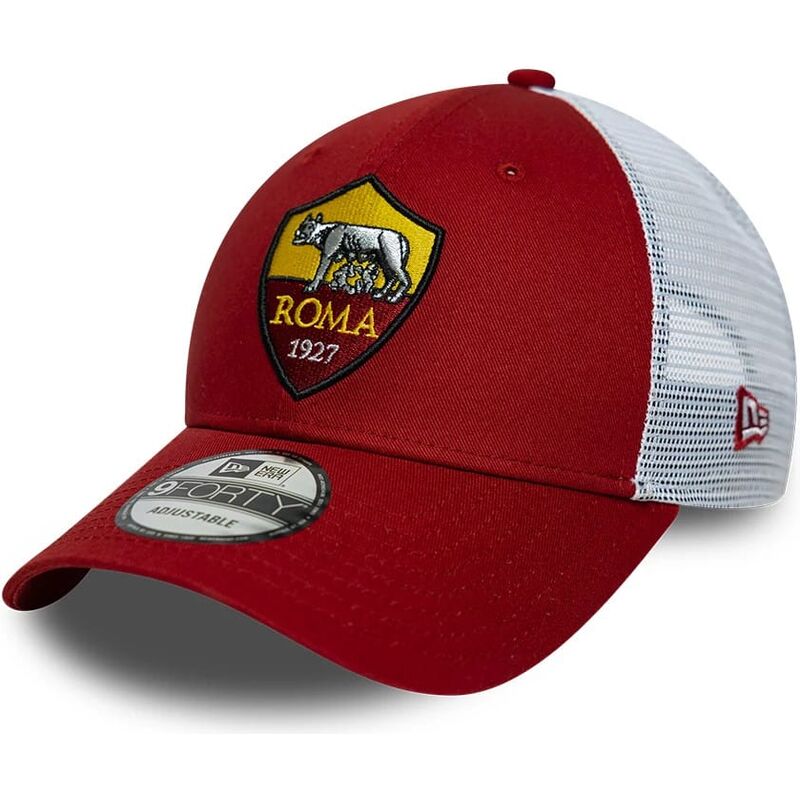 new-era-9forty-league-associazione-sportiva-roma-serie-a-red-and-white-adjustable-trucker-hat