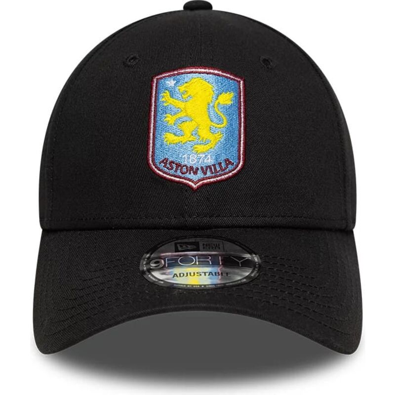 new-era-curved-brim-9forty-core-aston-villa-football-club-premier-league-black-adjustable-cap new-era-curved-brim-9forty-core-aston-villa-football-club-premier-league-black-adjustable-cap