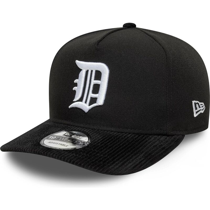 new-era-curved-brim-19twenty-cooperstown-cord-detroit-tigers-mlb-black-snapback-cap new-era-curved-brim-19twenty-cooperstown-cord-detroit-tigers-mlb-black-snapback-cap