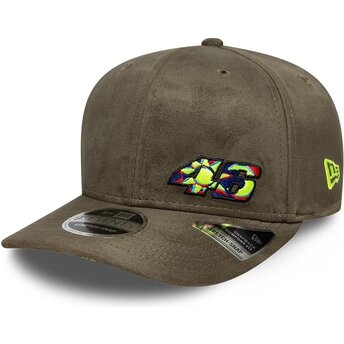 New Era Curved Brim 9SEVENTY Stretch Snap Flawless Valentino Rossi VR46 MotoGP Green Snapback Cap