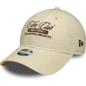 new-era-curved-brim-women-9twenty-coffee-club-beige-adjustable-cap