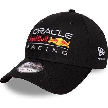 New Era Curved Brim 9FORTY Core Red Bull Racing Formula 1 Black Adjustable Cap