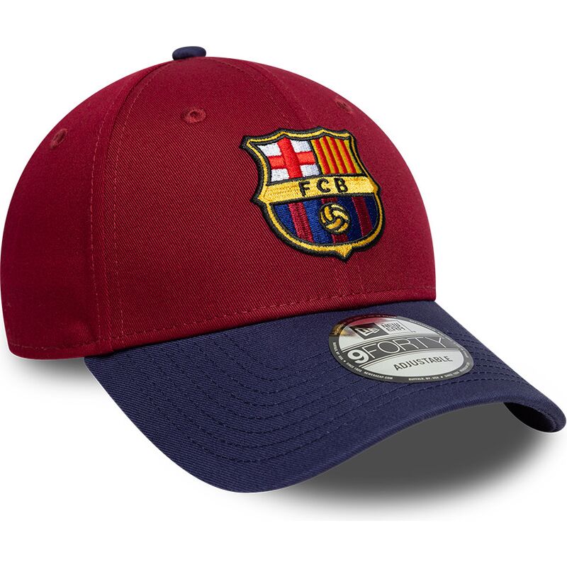 new-era-curved-brim-9forty-contrast-fc-barcelona-laliga-red-and-navy-blue-adjustable-cap new-era-curved-brim-9forty-contrast-fc-barcelona-laliga-red-and-navy-blue-adjustable-cap