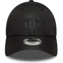 new-era-curved-brim-black-logo-9forty-ripstop-fc-barcelona-laliga-black-adjustable-cap