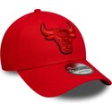 new-era-curved-brim-red-logo-9forty-outline-chicago-bulls-nba-red-adjustable-cap