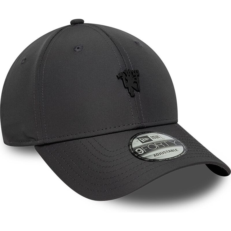 new-era-curved-brim-black-logo-9forty-metal-manchester-united-football-club-premier-league-dark-grey-adjustable-cap new-era-curved-brim-black-logo-9forty-metal-manchester-united-football-club-premier-league-dark-grey-adjustable-cap