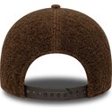 new-era-curved-brim-9forty-winter-borg-new-york-yankees-mlb-brown-snapback-cap