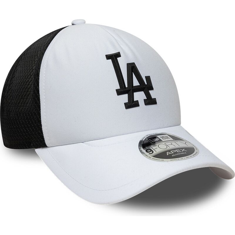 new-era-9forty-apex-sporty-los-angeles-dodgers-mlb-white-and-black-trucker-hat
