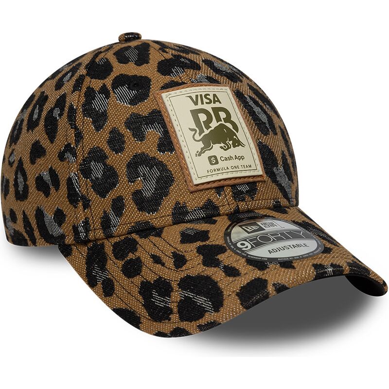 new-era-curved-brim-women-9forty-racing-bulls-f1-team-formula-1-leopard-adjustable-cap
