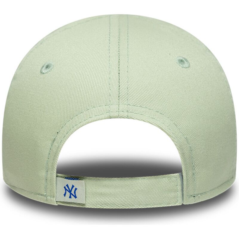 new-era-curved-brim-youth-blue-logo-9forty-dino-icon-new-york-yankees-mlb-green-adjustable-cap