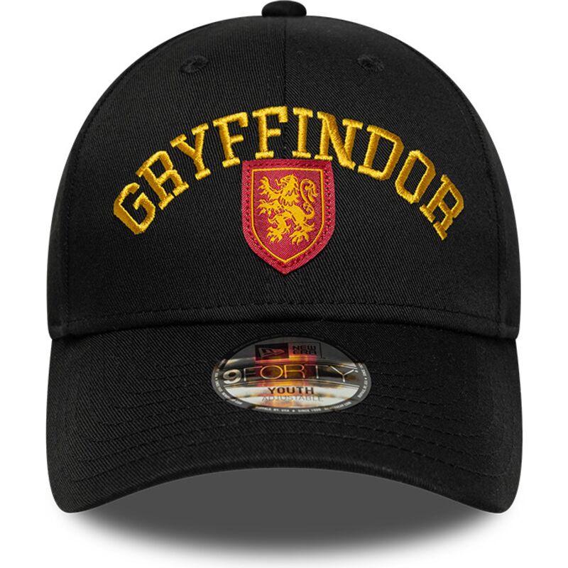 new-era-curved-brim-youth-9forty-wordmark-harry-potter-gryffindor-black-snapback-cap new-era-curved-brim-youth-9forty-wordmark-harry-potter-gryffindor-black-snapback-cap