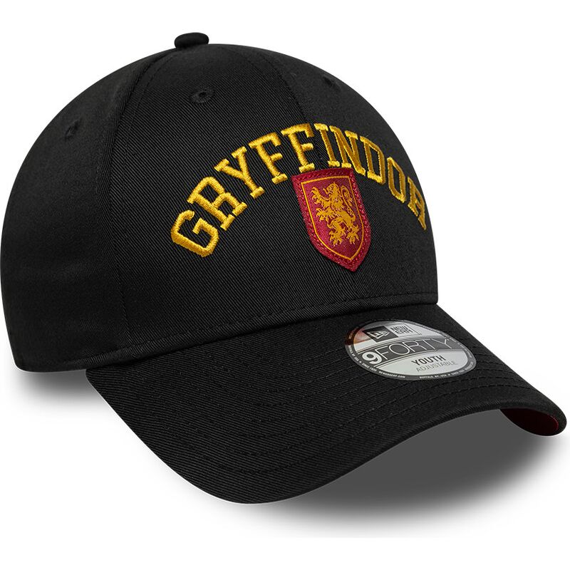 new-era-curved-brim-youth-9forty-wordmark-harry-potter-gryffindor-black-snapback-cap new-era-curved-brim-youth-9forty-wordmark-harry-potter-gryffindor-black-snapback-cap
