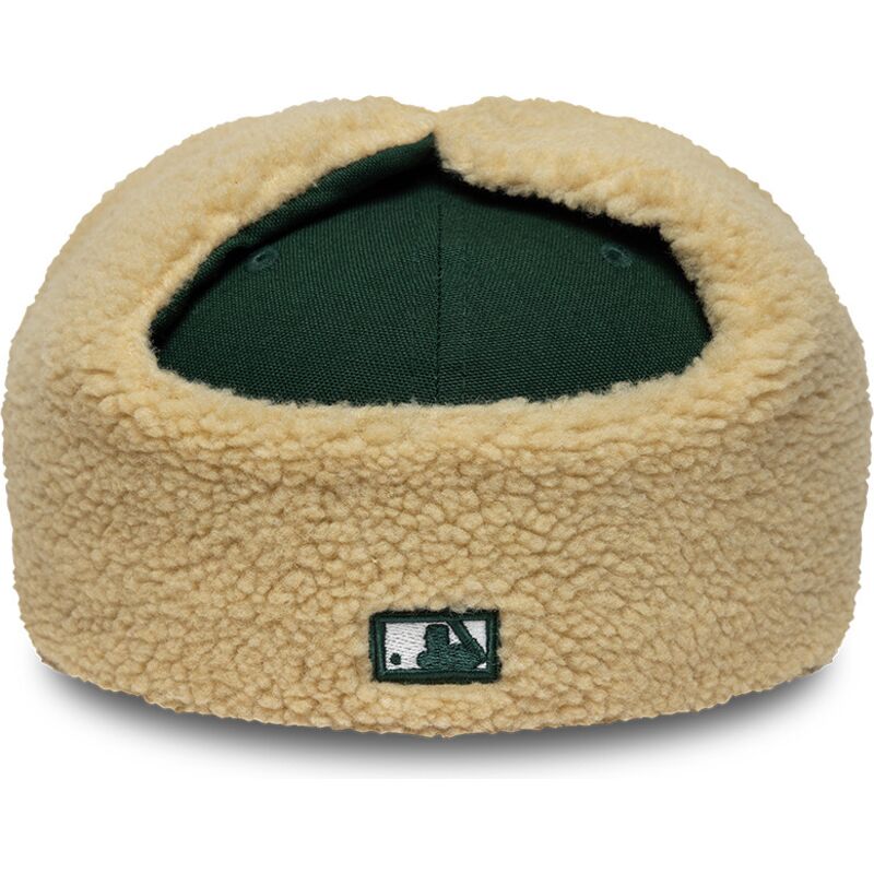 new-era-flat-brim-59fifty-dogear-world-series-oakland-athletics-mlb-green-fitted-cap