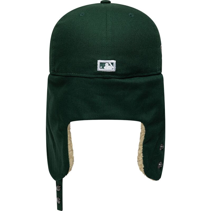 new-era-flat-brim-59fifty-dogear-world-series-oakland-athletics-mlb-green-fitted-cap
