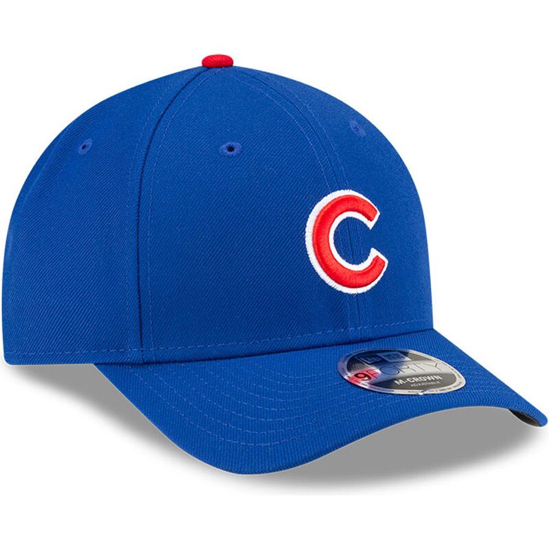 new-era-curved-brim-9forty-m-crown-player-replica-chicago-cubs-mlb-blue-snapback-cap