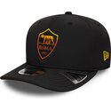 new-era-curved-brim-9seventy-stretch-snap-repreve-associazione-sportiva-roma-serie-a-black-snapback-cap
