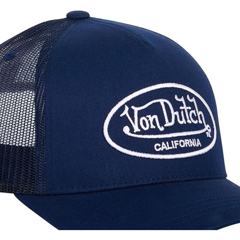 von-dutch-lof-b20-navy-blue-adjustable-trucker-hat von-dutch-lof-b20-navy-blue-adjustable-trucker-hat